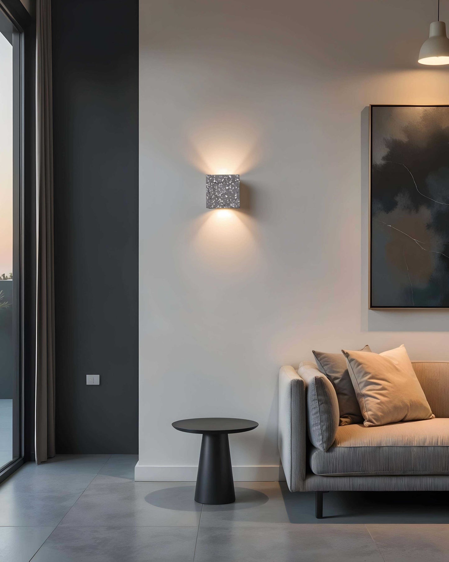 Terrazzo Wall Sconces - Black